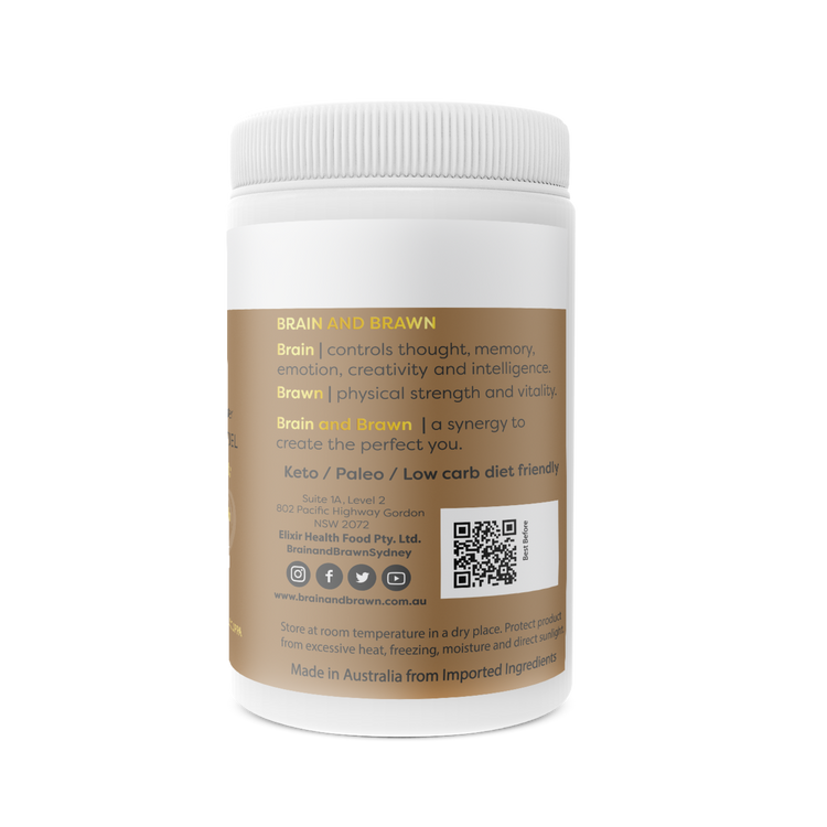 3 x Collagen Keto Coffee - with MCT C8 & C10 and Grass-Fed Butter - Brain and Brawn