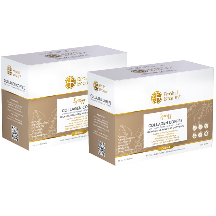 Collagen Coffee (Synergy) with Organic Cordyceps & MCT C8 & C10