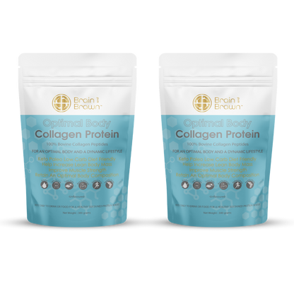 2 x Optimal Body Collagen Protein - Brain and Brawn