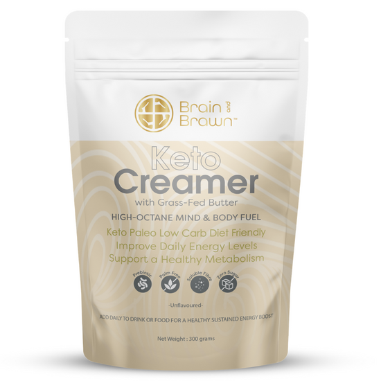 Keto Creamer with Grass-Fed Butter - Brain and Brawn