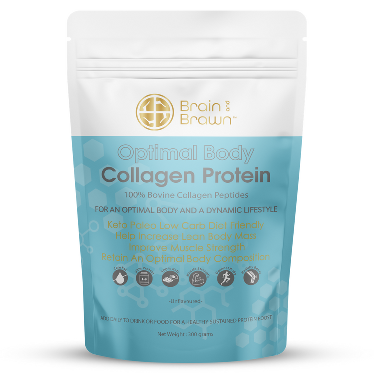 3 x Optimal Body Collagen Protein - Brain and Brawn