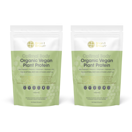 Organic Vegan Plant Protein with Prebiotics & Probiotics