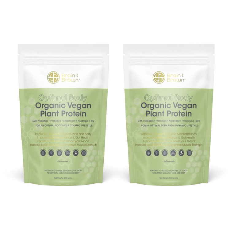 Organic Vegan Plant Protein with Prebiotics & Probiotics